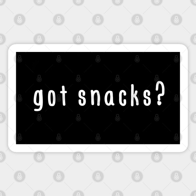 Got snacks? Magnet by Merlyn Morris